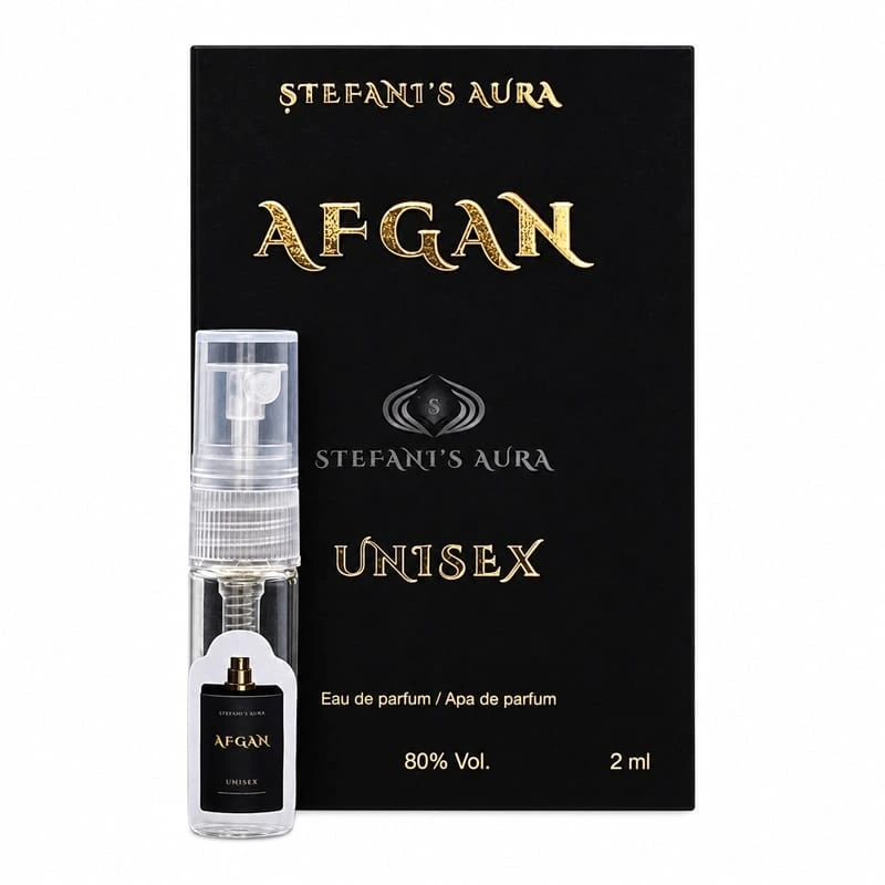 Afgan by Ștefani’s Aura, Unisex , Lemnos aromatic, picant decant 2 ml